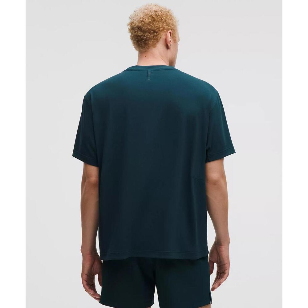 EasySet Training Short-Sleeve Shirt - Indochine Blue - Picture 3 of 4